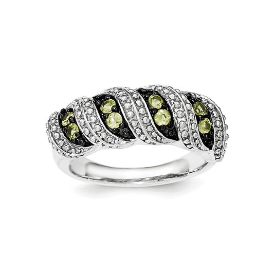 Sterling Silver Peridot Ring