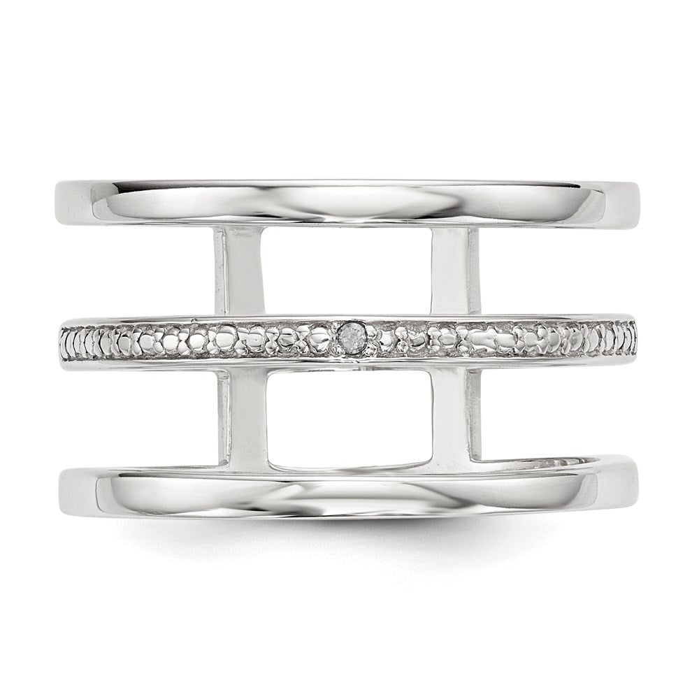 Sterling Silver Diamond Accent Ring