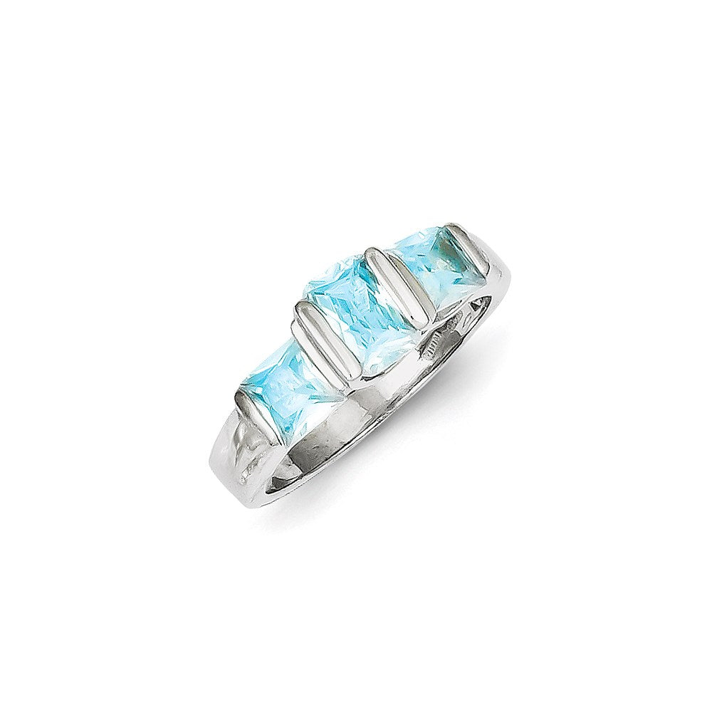 Sterling Silver Blue Topaz Ring