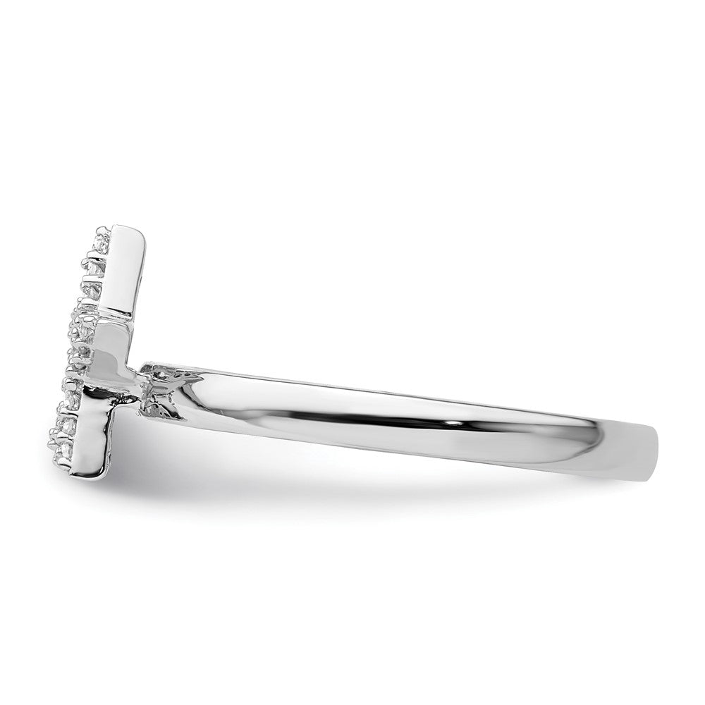 Sterling Silver Stackable Expressions Star Diamond Ring