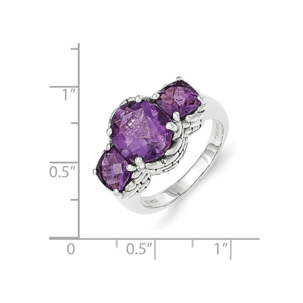 Sterling Silver Amethyst Ring