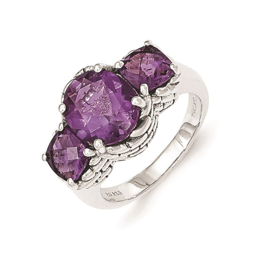 Sterling Silver Amethyst Ring