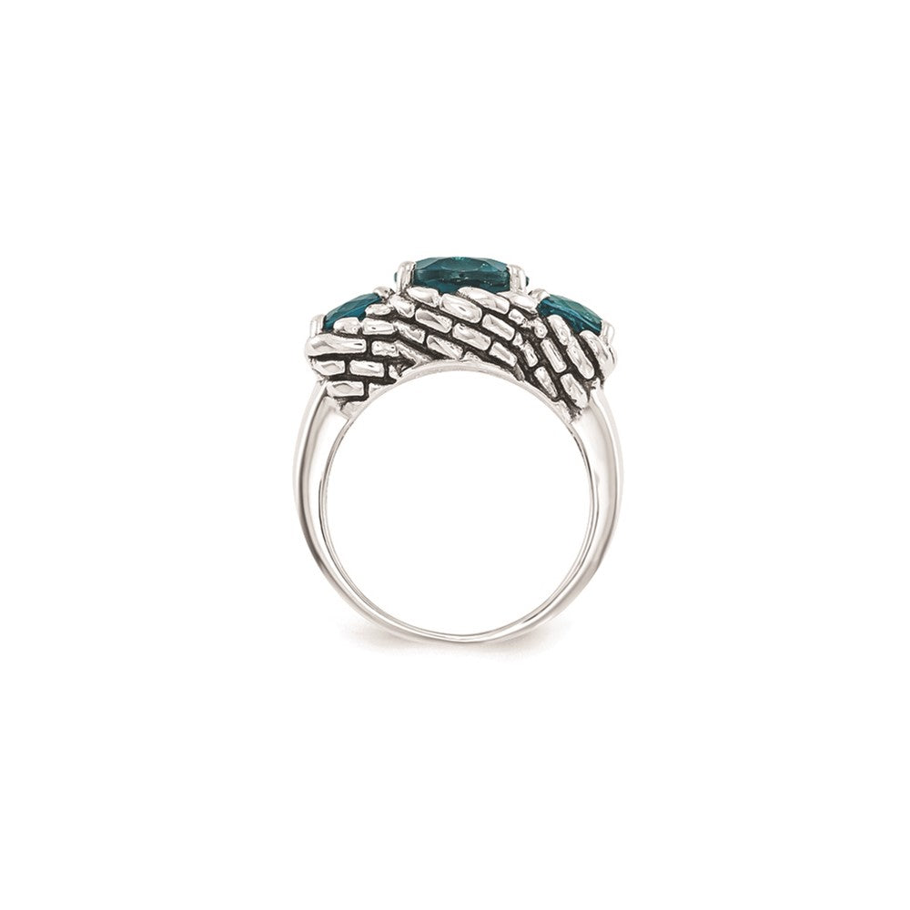 Sterling Silver London Blue Topaz Ring