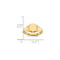 14K Yellow Gold Childs Signet Ring