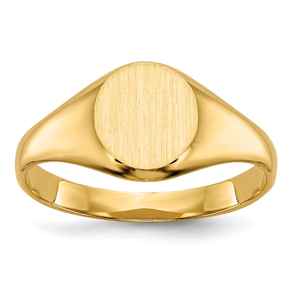 14K Yellow Gold Childs Signet Ring