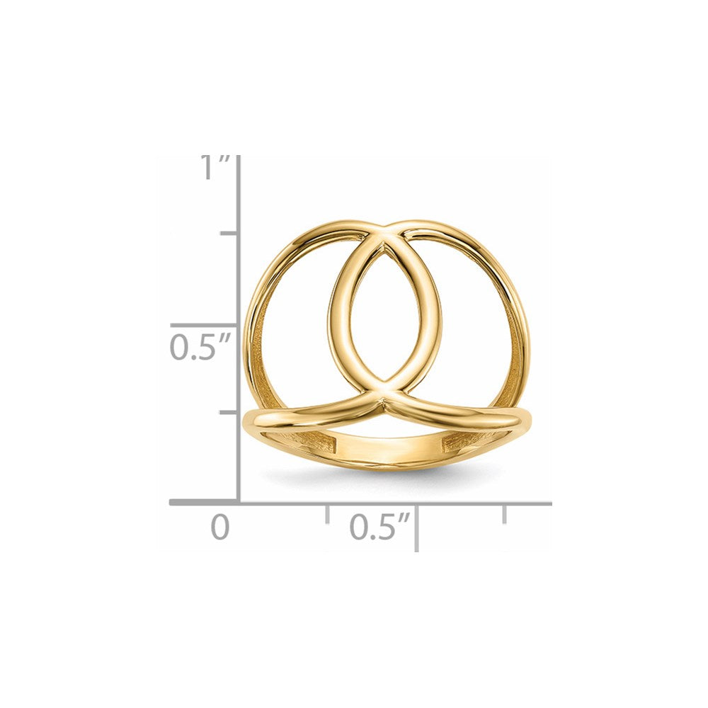 14k Gold Polished Ring