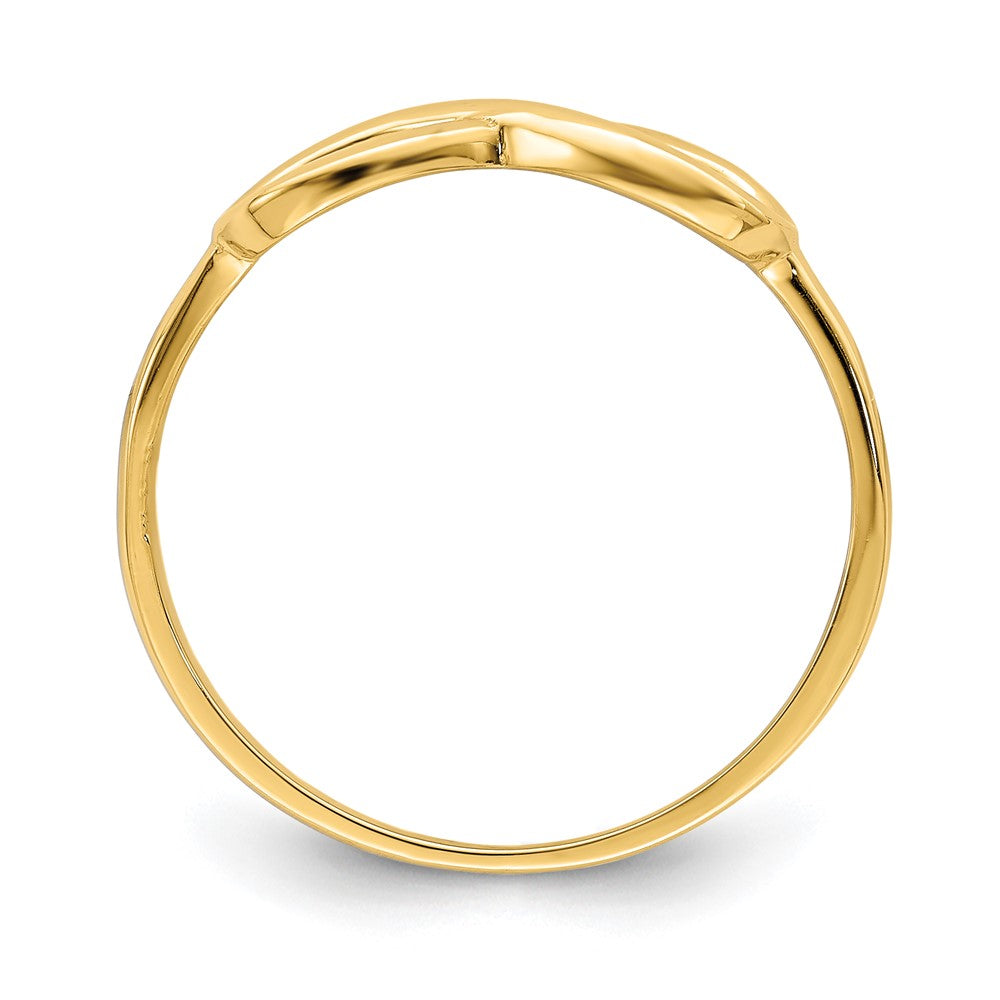 14K Yellow Gold Infinity Ring