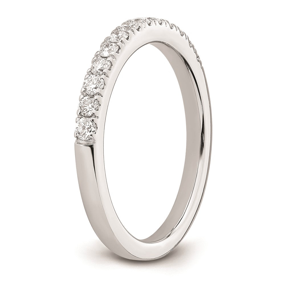 14k White Gold Real Diamond Wedding Band