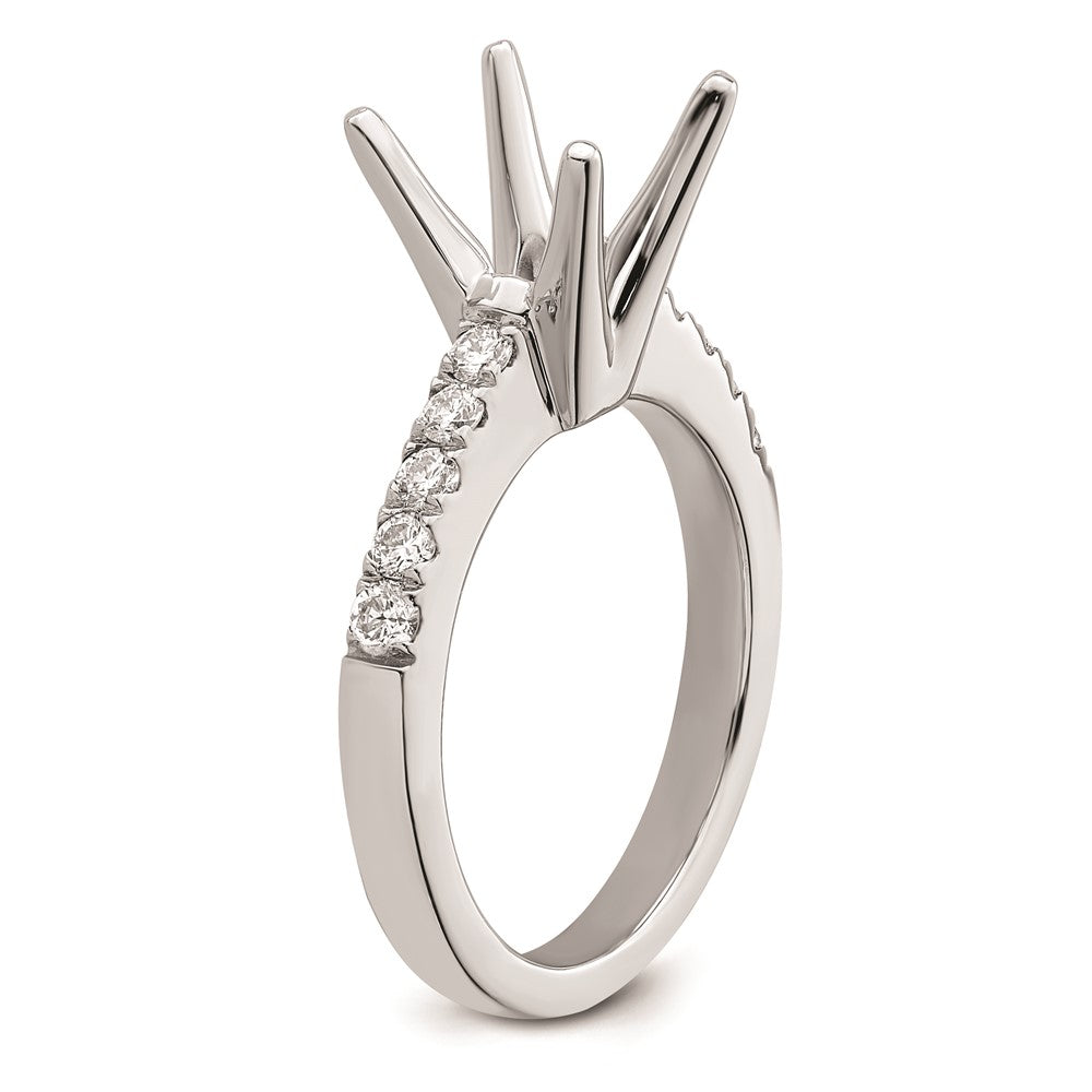 2.00ct. CZ Solid Real 14K White Gold Engagement Ring