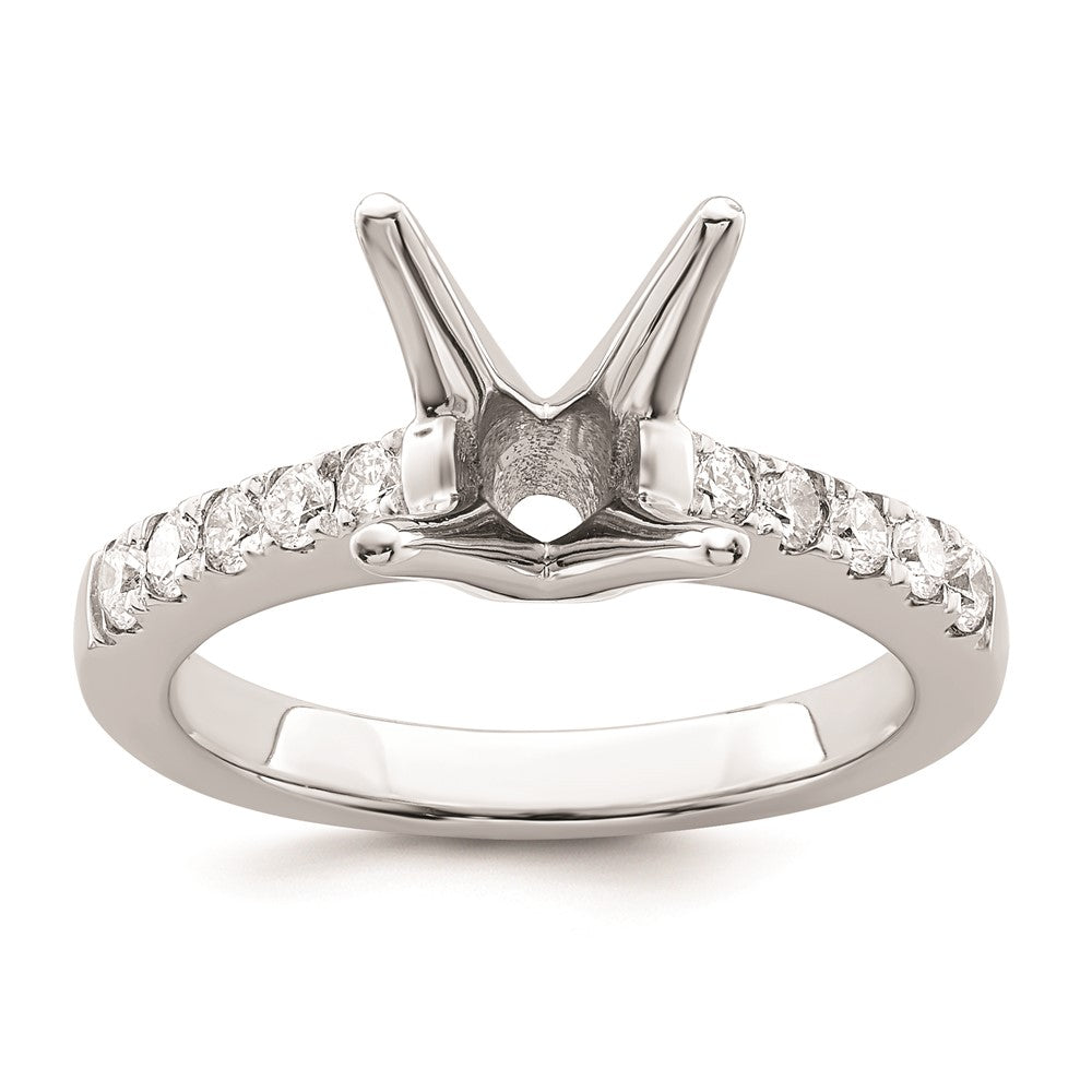 2.00ct. CZ Solid Real 14K White Gold Engagement Ring