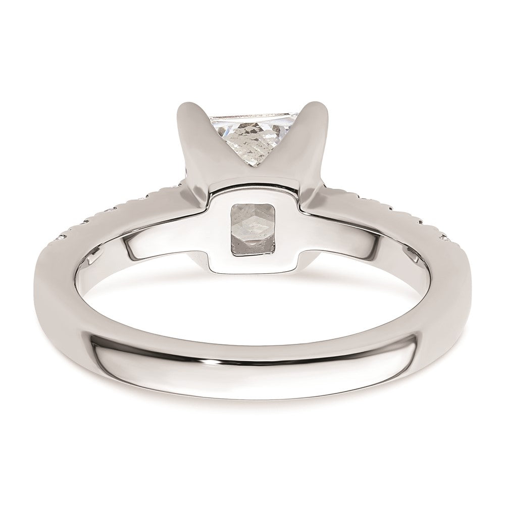 2.00ct. CZ Solid Real 14K White Gold Engagement Ring