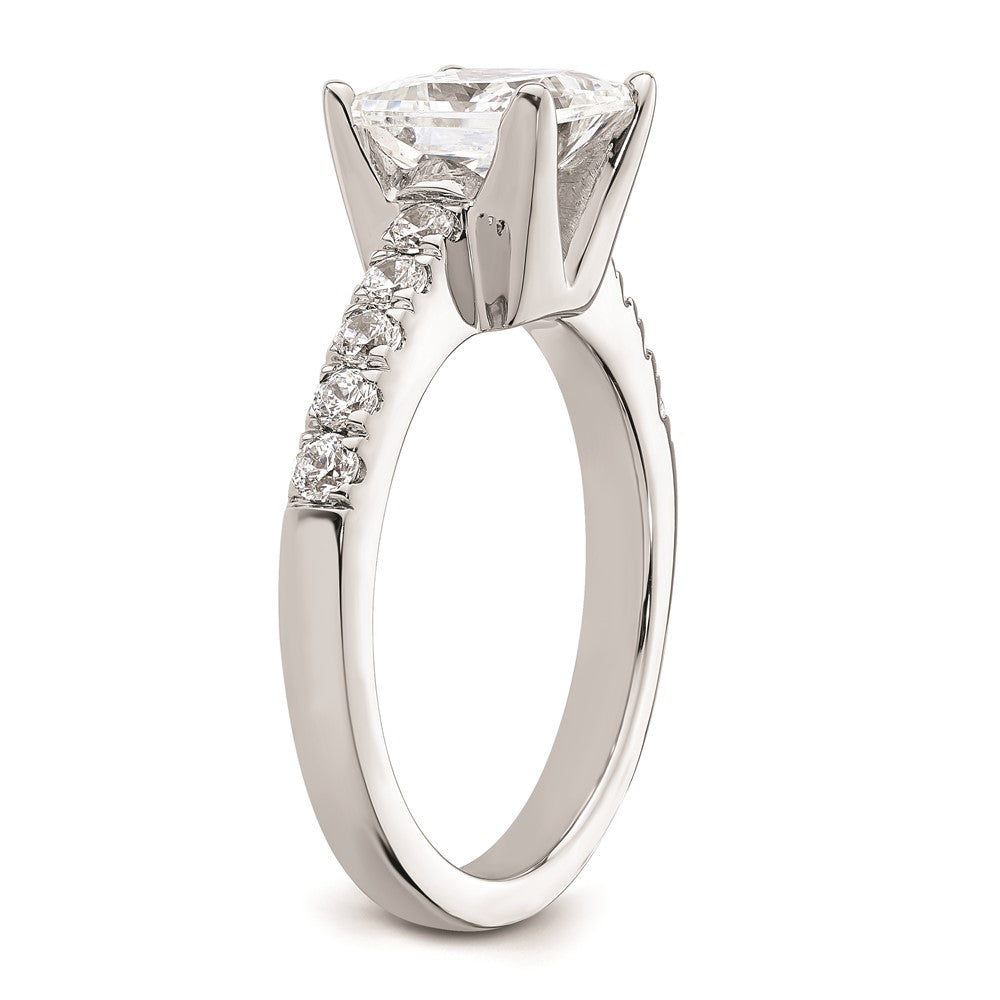 2.00ct. CZ Solid Real 14K White Gold Engagement Ring