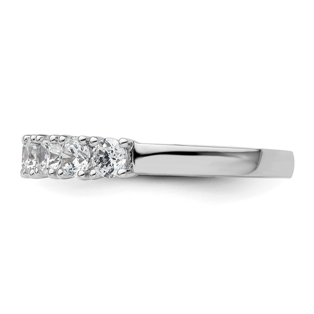 14k White Gold Real Diamond Wedding Band