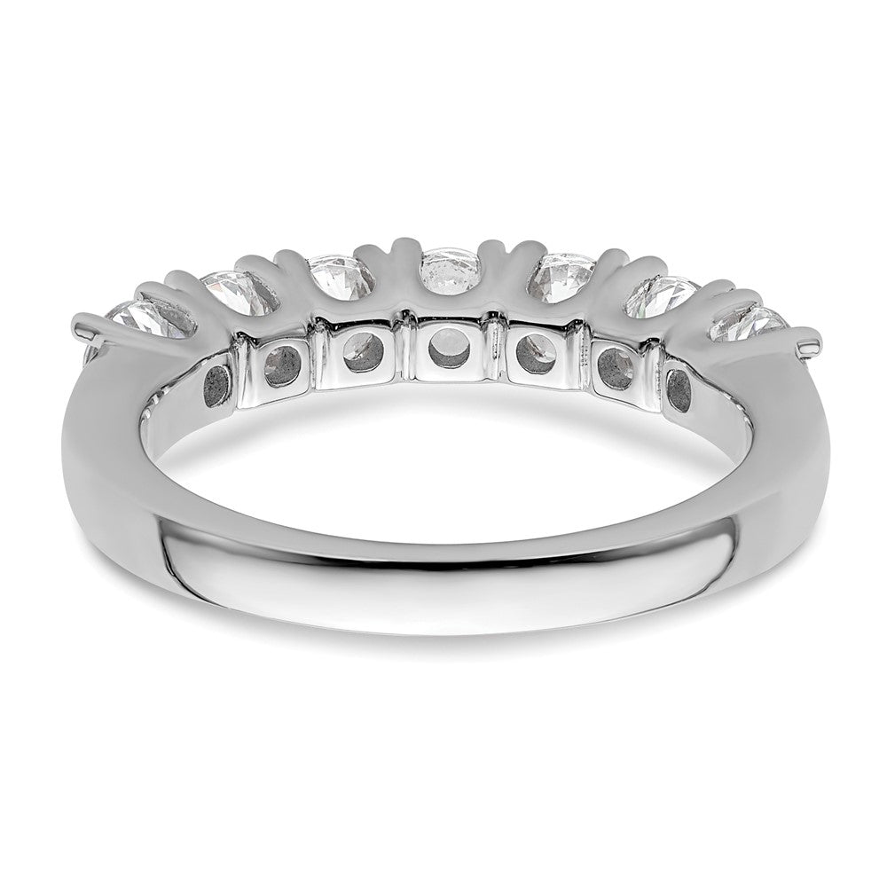 14k White Gold Real Diamond Wedding Band