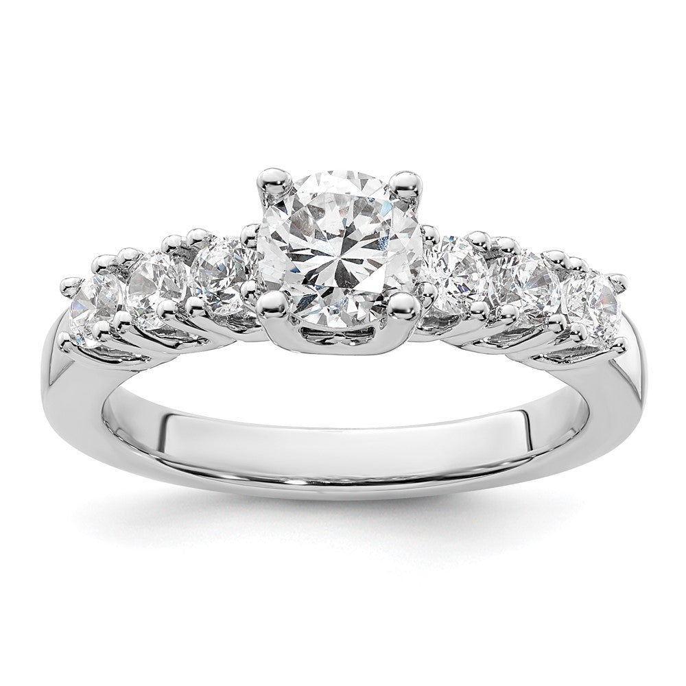 0.60ct. CZ Solid Real 14K White Gold Engagement Ring