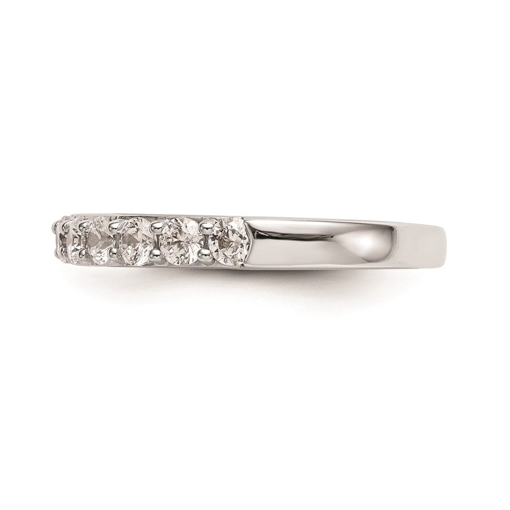 14k White Gold Real Diamond Wedding Band