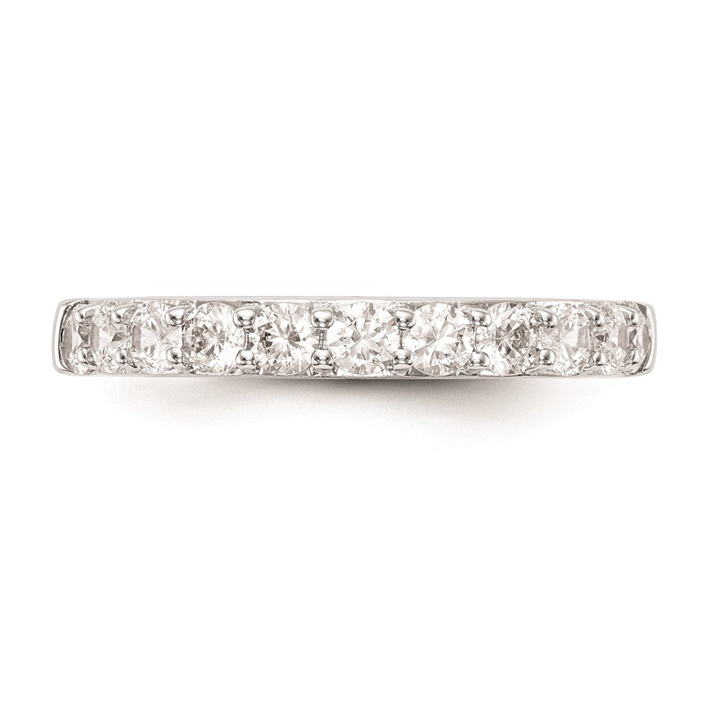 14k White Gold Real Diamond Wedding Band