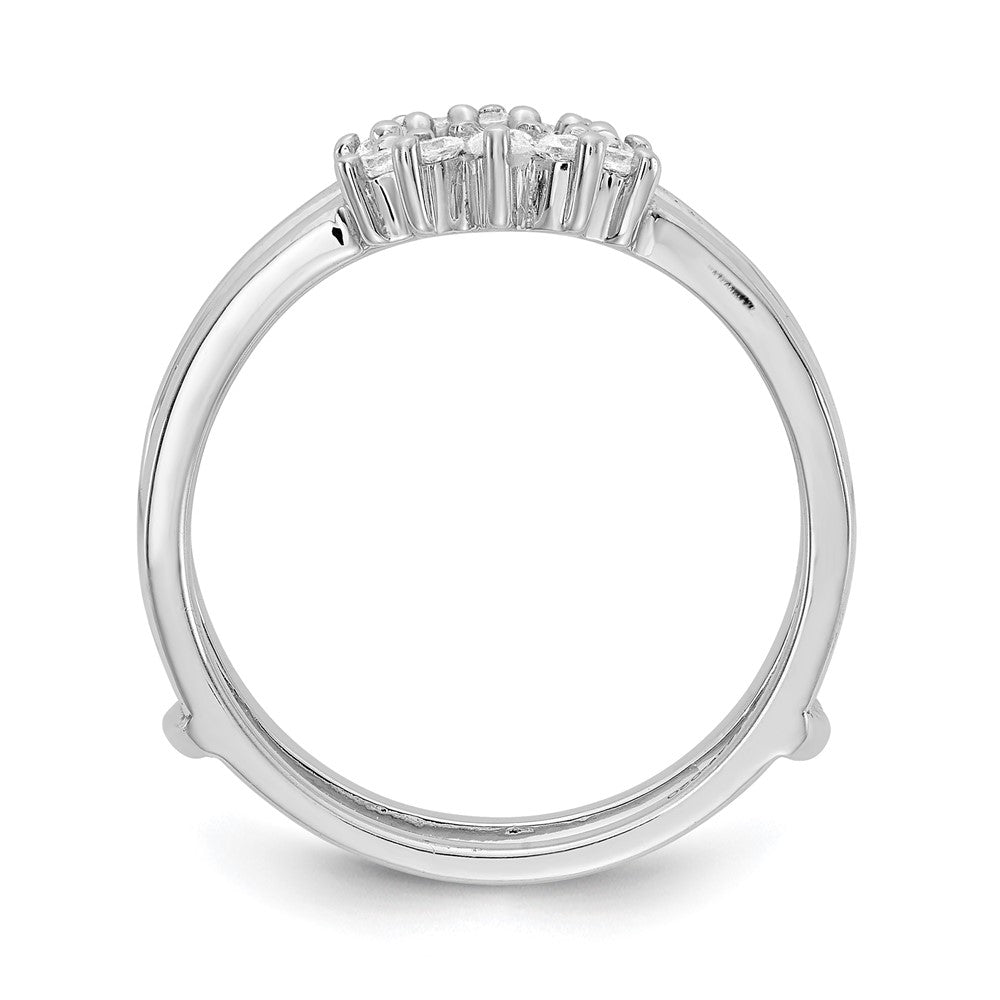 14K White Gold Real Diamond Guard