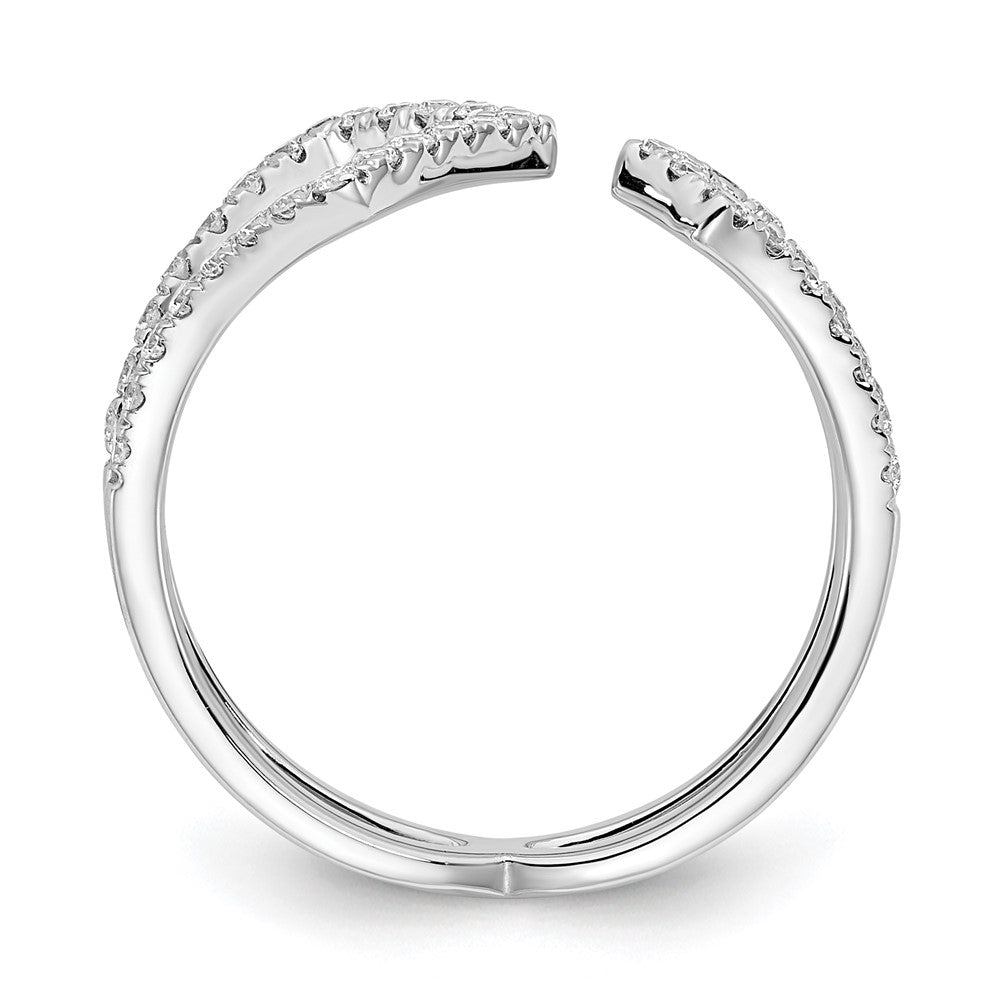 14k White Gold Real Diamond Ring