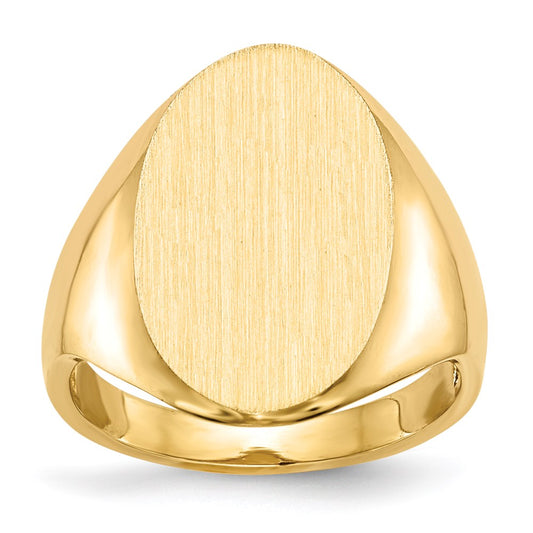 10k yellow gold signet ring 1rs187