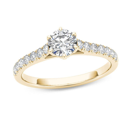 3/4 CT. T.W. Diamond Engagement Ring in 14K Gold