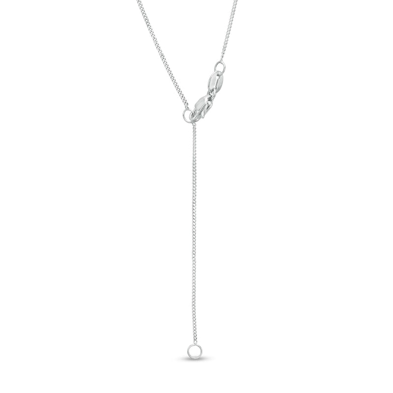 1 CT. T.W. Certified Emerald-Cut Natural Diamond Octagonal Frame Drop Pendant in 14K White Gold (I/I1)