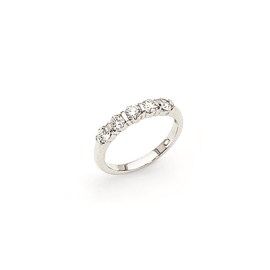 14k White Gold A Real Diamond Anniversary Band