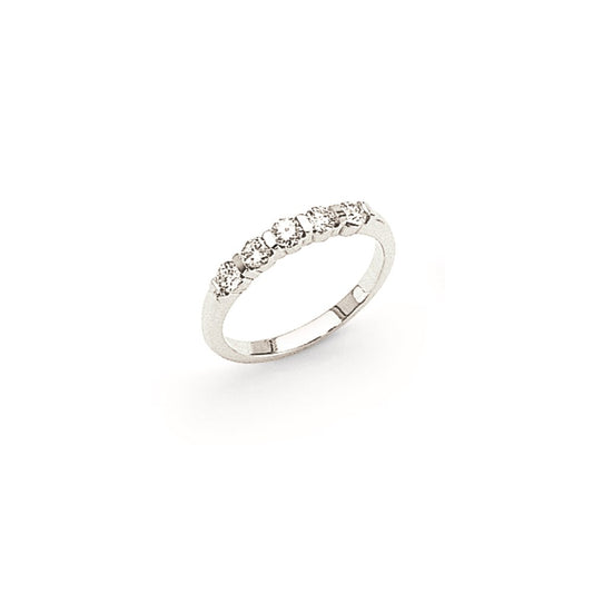 14k White Gold A Real Diamond Anniversary Band