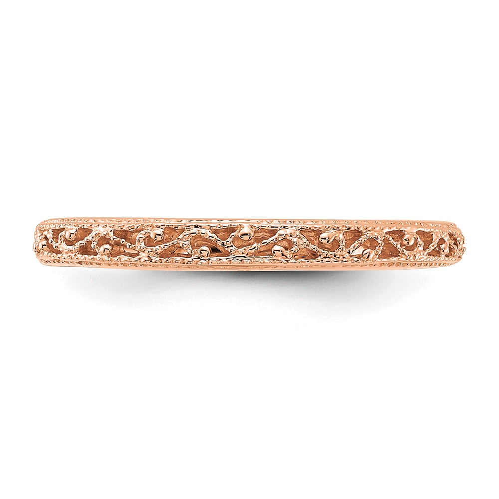 14k Rose Gold Band