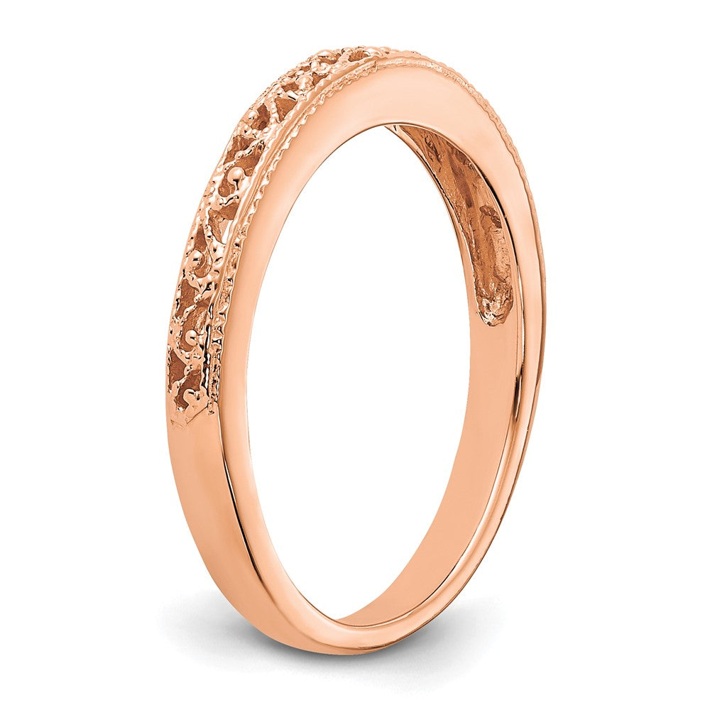 14k Rose Gold Band