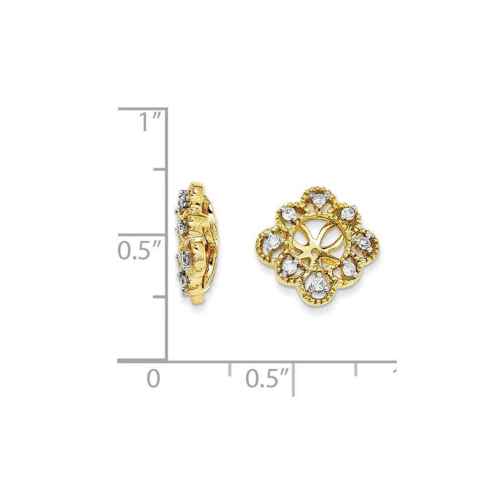 14k Diamond Earring Jacket