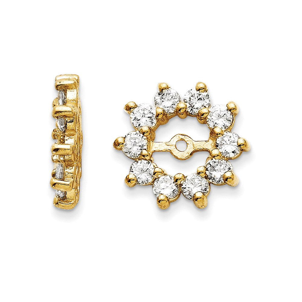 14k AA Diamond Earring Jacket