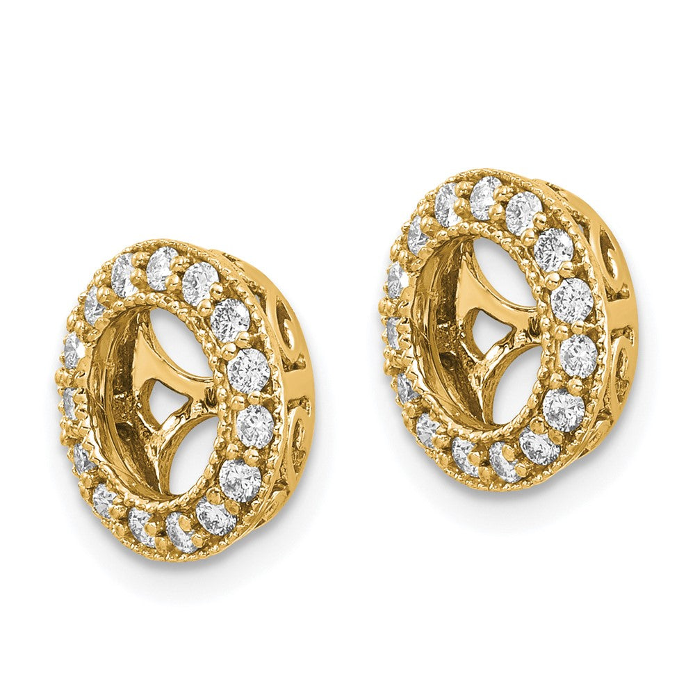 14k AA Diamond Earring Jacket