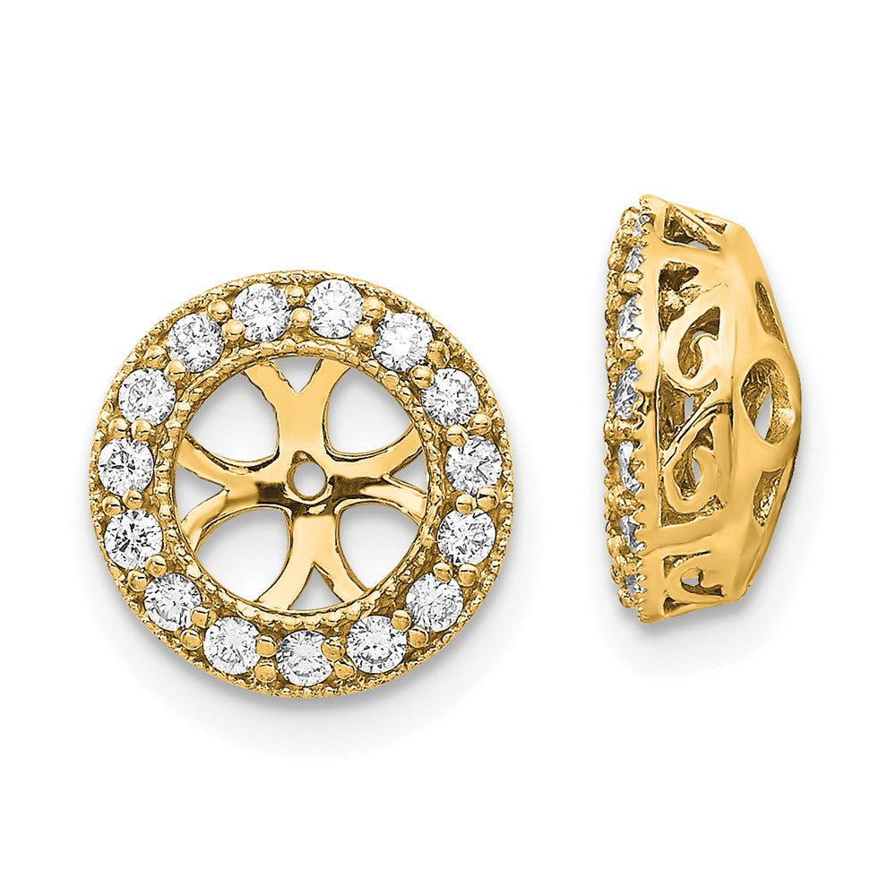 14k AA Diamond Earring Jacket