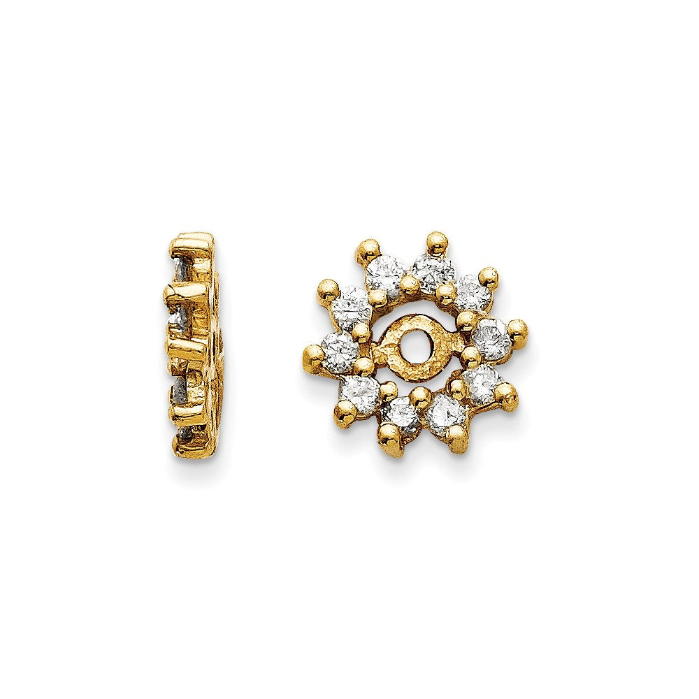 14k AA Diamond Earring Jacket