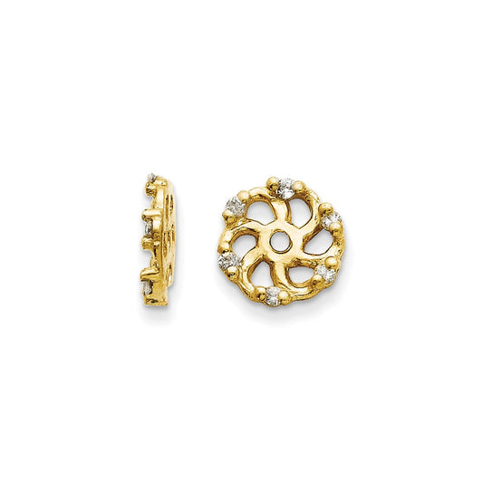 14k AA Diamond Earring Jacket