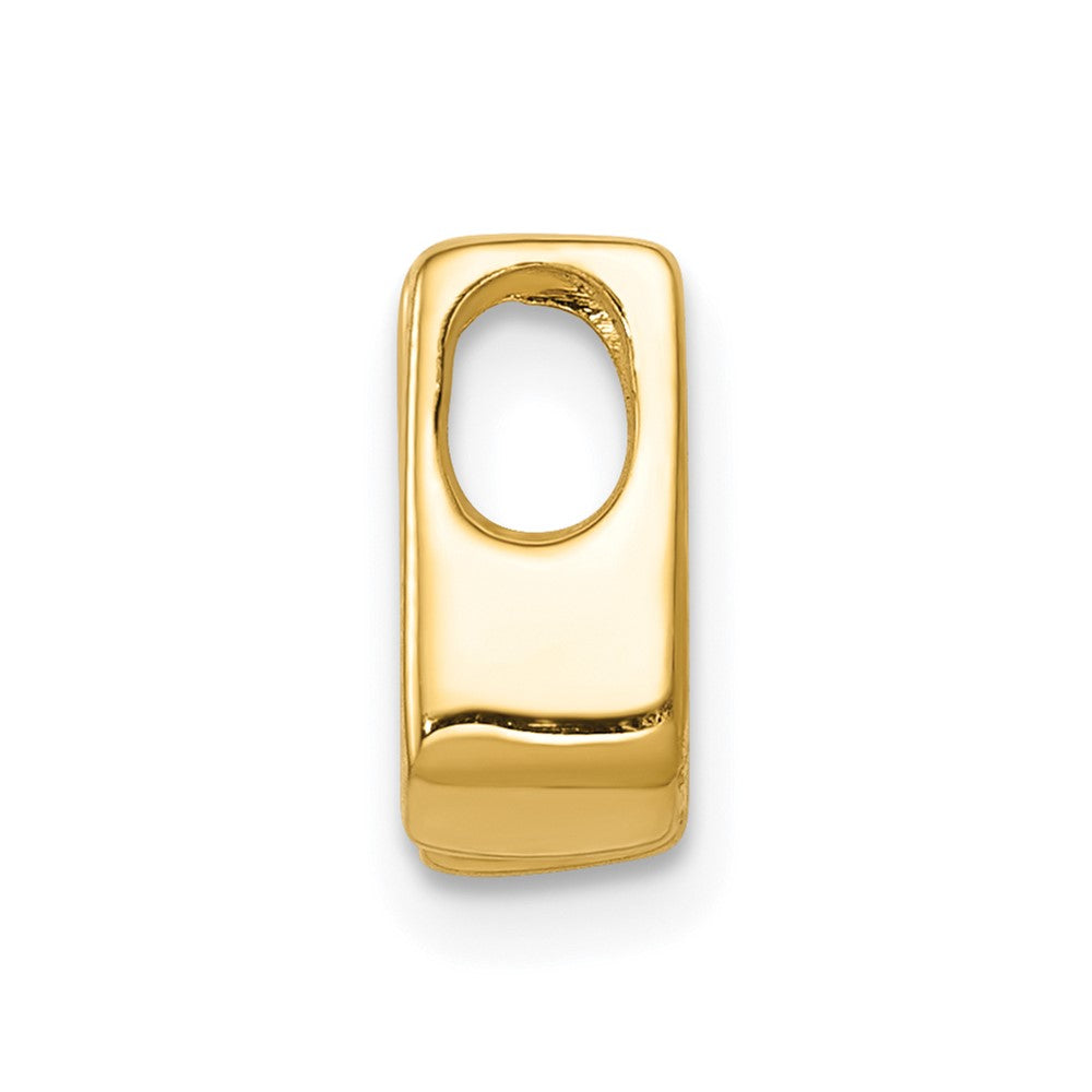 14k AAA 3.75mm Diamond Slide