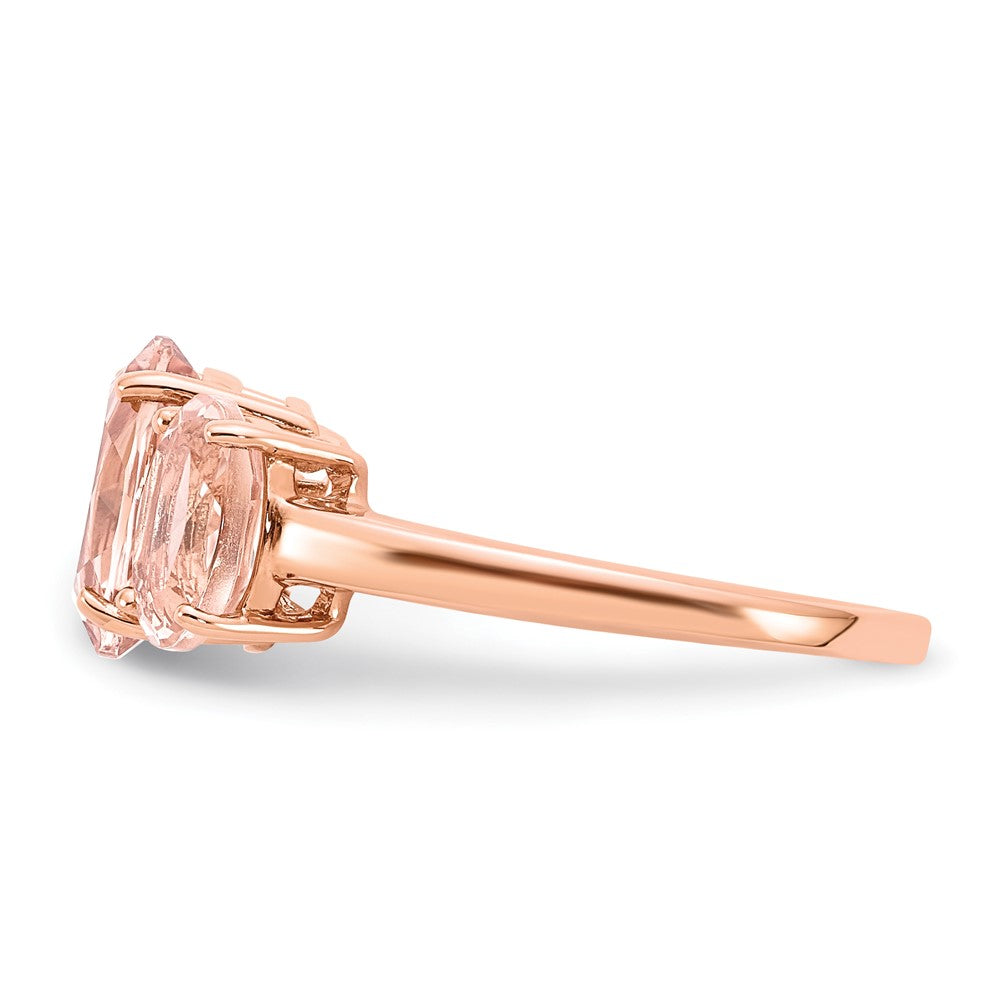 14k Rose Gold Morganite Ring