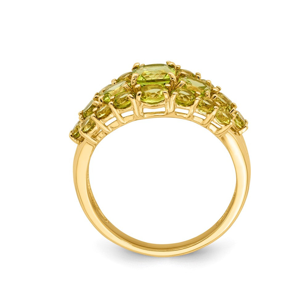 14K Yellow Gold Peridot Ring