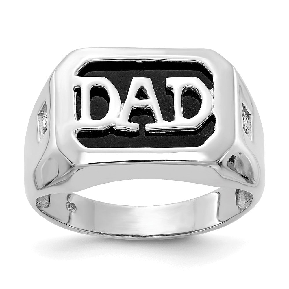 14k White Gold VS Real Diamond men's ring