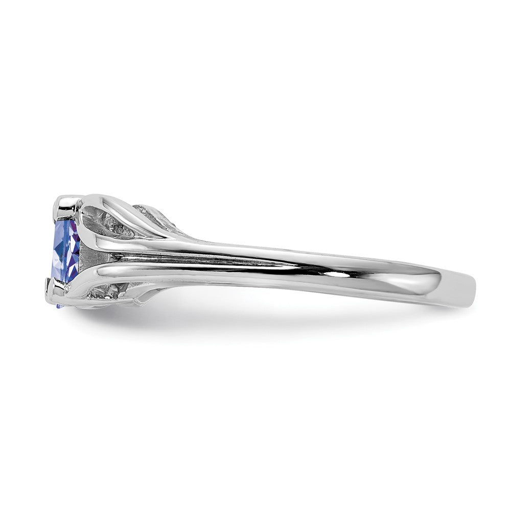 14k White Gold Tanzanite Ring