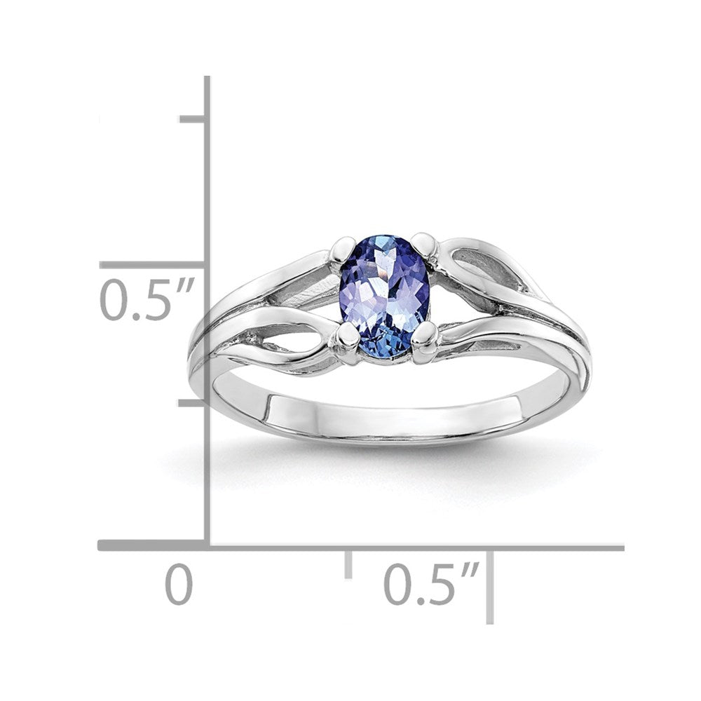 14k White Gold Tanzanite Ring