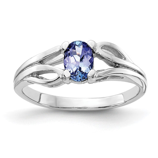 14k White Gold Tanzanite Ring