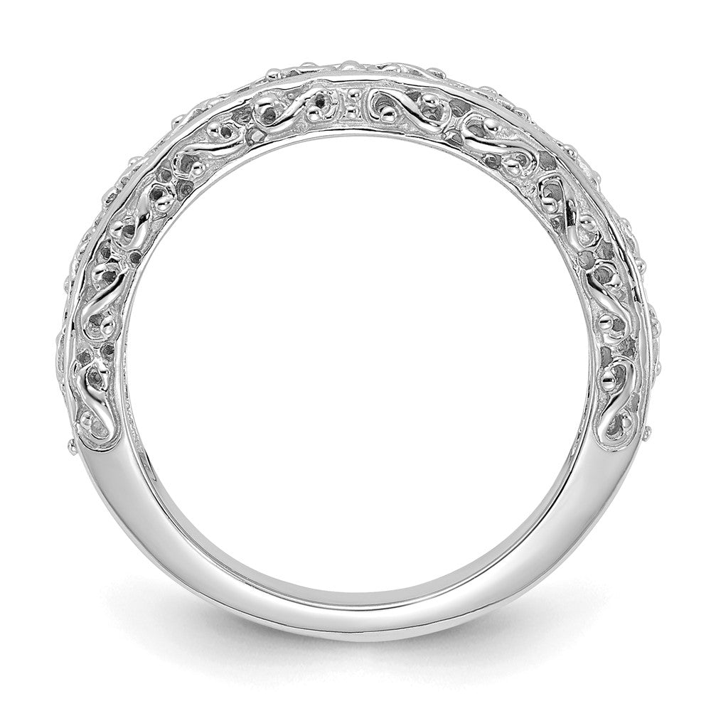 14k White Gold Anniversary Band