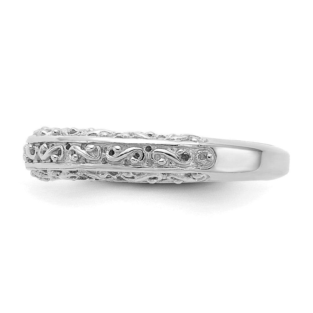 14k White Gold Anniversary Band