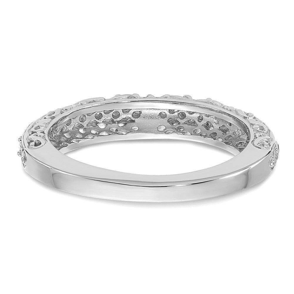 14k White Gold Anniversary Band