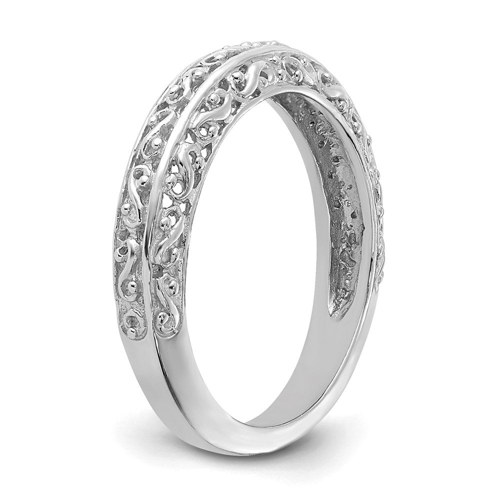 14k White Gold Anniversary Band