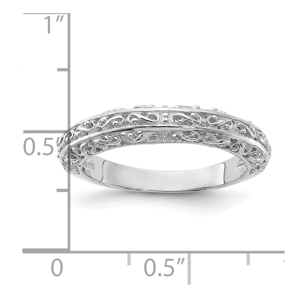 14k White Gold Anniversary Band