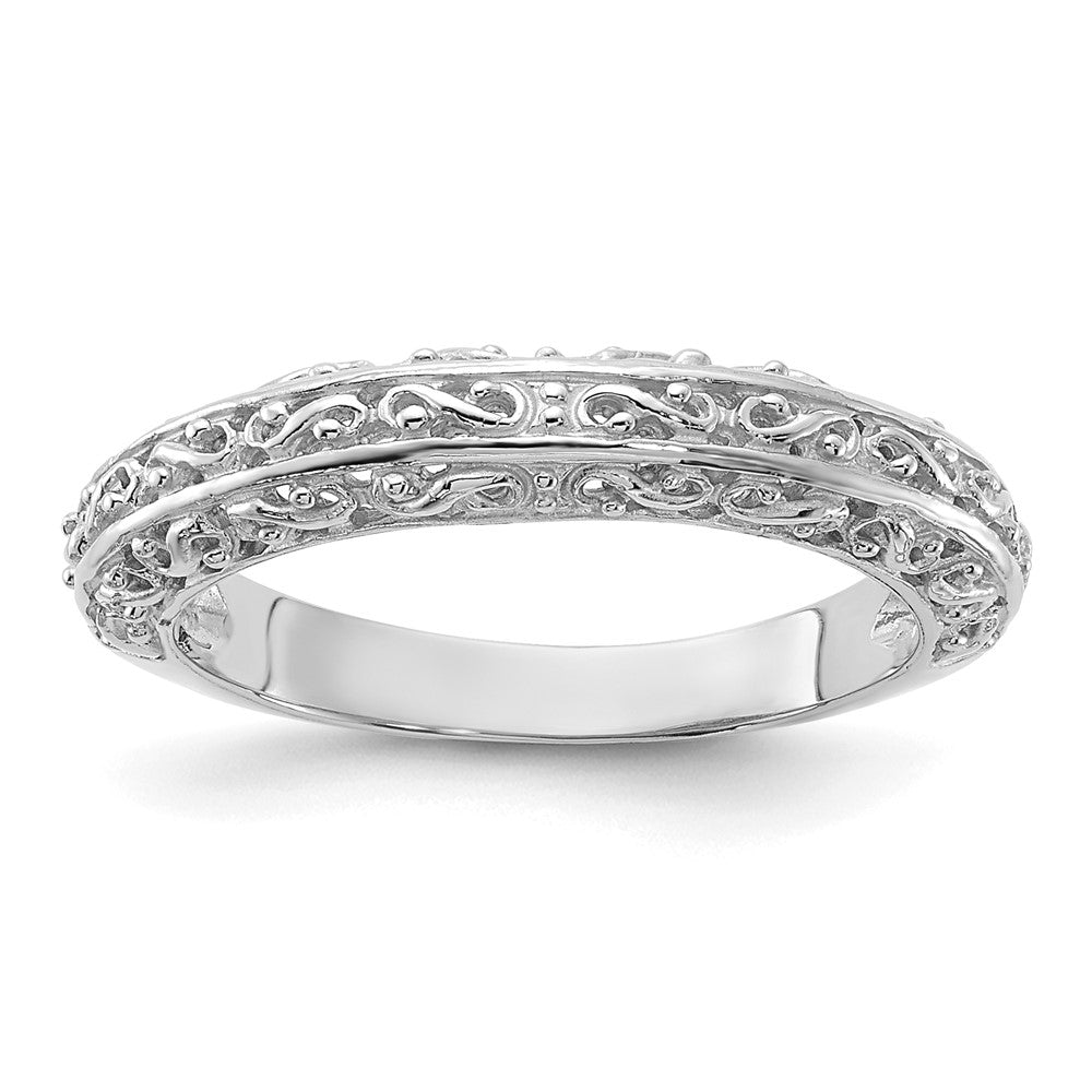 14k White Gold Anniversary Band