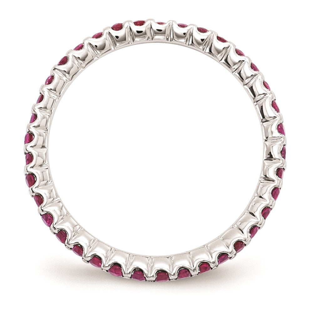 14K White Gold Ruby ring